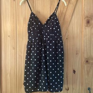 Polka dot romper